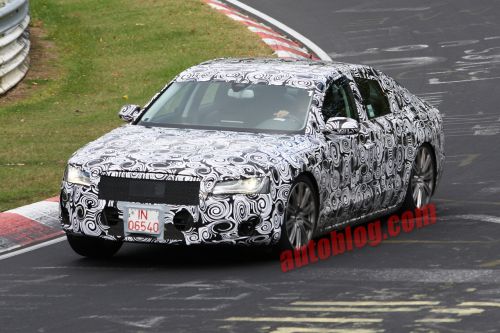 Audi A8 2011, nuove foto spia