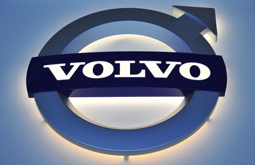 The Volvo logo January 27, 2011 at the 2