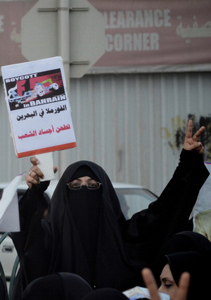 proteste bahrain manifestazioni f1