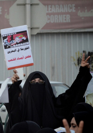 gp bahrain proteste bahrain manifestazioni f1