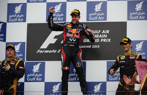 gp bahrain 2012 vittoria di vettel rimonta lotus incubo mclaren