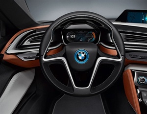 BMW i8 Concept Spyder interni - UltimoGiro.com