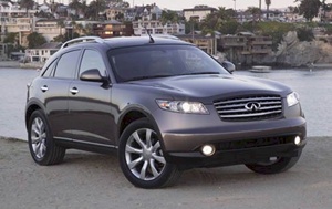 infiniti fx model year 2012