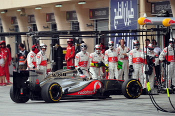 ritiro button gp bahrain 2012
