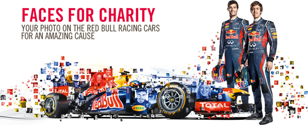 Red Bull Racing, Faces For Charity, Wings for Life - UltimoGiro.com