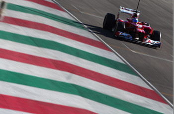 fernando alonso test mugello 2012