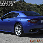 Maserati GranTurismo Sport blu sofisticato - vista del posteriore - UltimoGiro.com