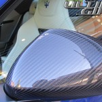 Maserati GranTurismo Sport, particolare degli specchietti in carbonio - UltimoGiro.com
