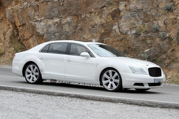 bentley continental flying spur restyling foto spia