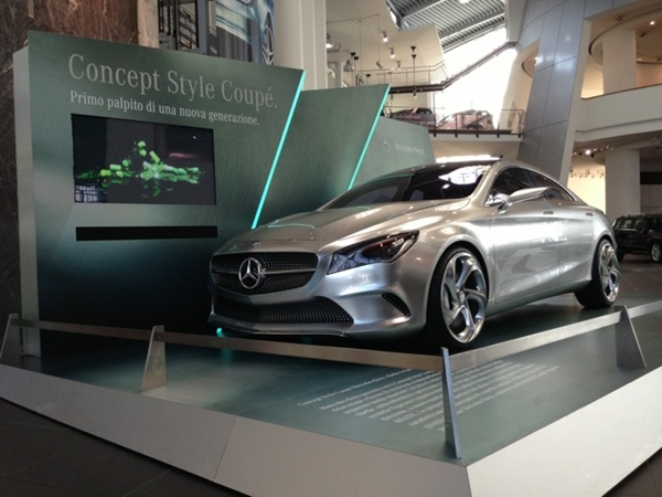 mercedes concept style coupe presentazione milano