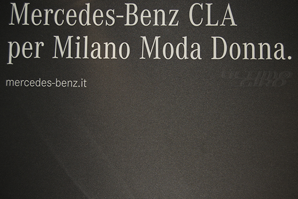 Mercedes CLA per Milano Moda Donna 2013 - UltimoGiro.com
