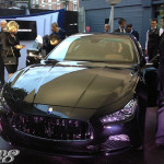 Maserati Ghibli, presentazione a Milano (particolare del muso vettura) - UltimoGiro.com