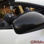 Maserati GranCabrio MC (particolare dello specchietto in carbonio) - UltimoGiro.com