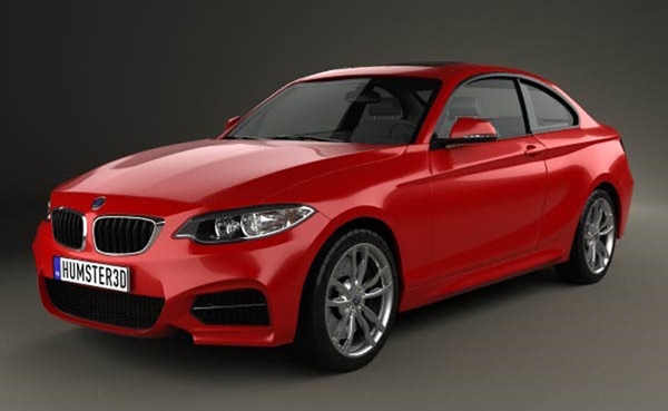 bmw serie 2 coupe rendering