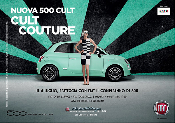 (Nuova) Fiat 500 festeggia 7 anni con #500happypeople (invito) - UltimoGiro.com