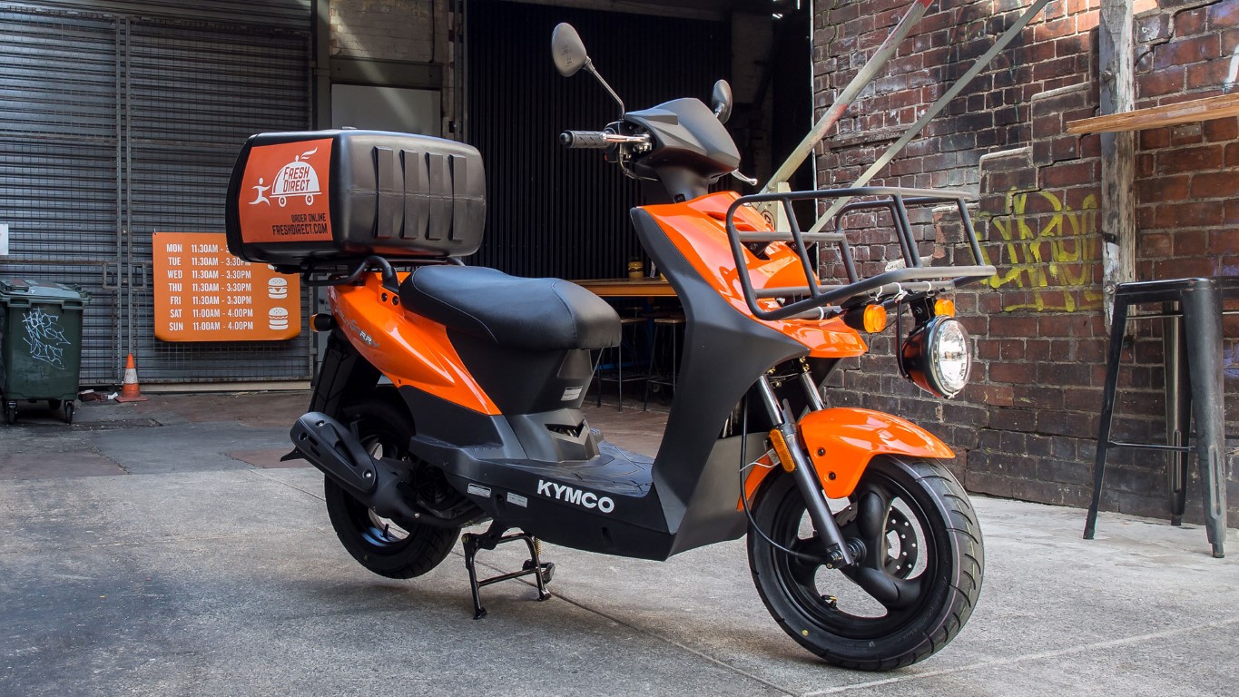 Telo Coprimoto Impermeabile OJ – Taglia M – 203x89x119 Cm – Per Kymco Agility 125 Carry 2011 E Altri